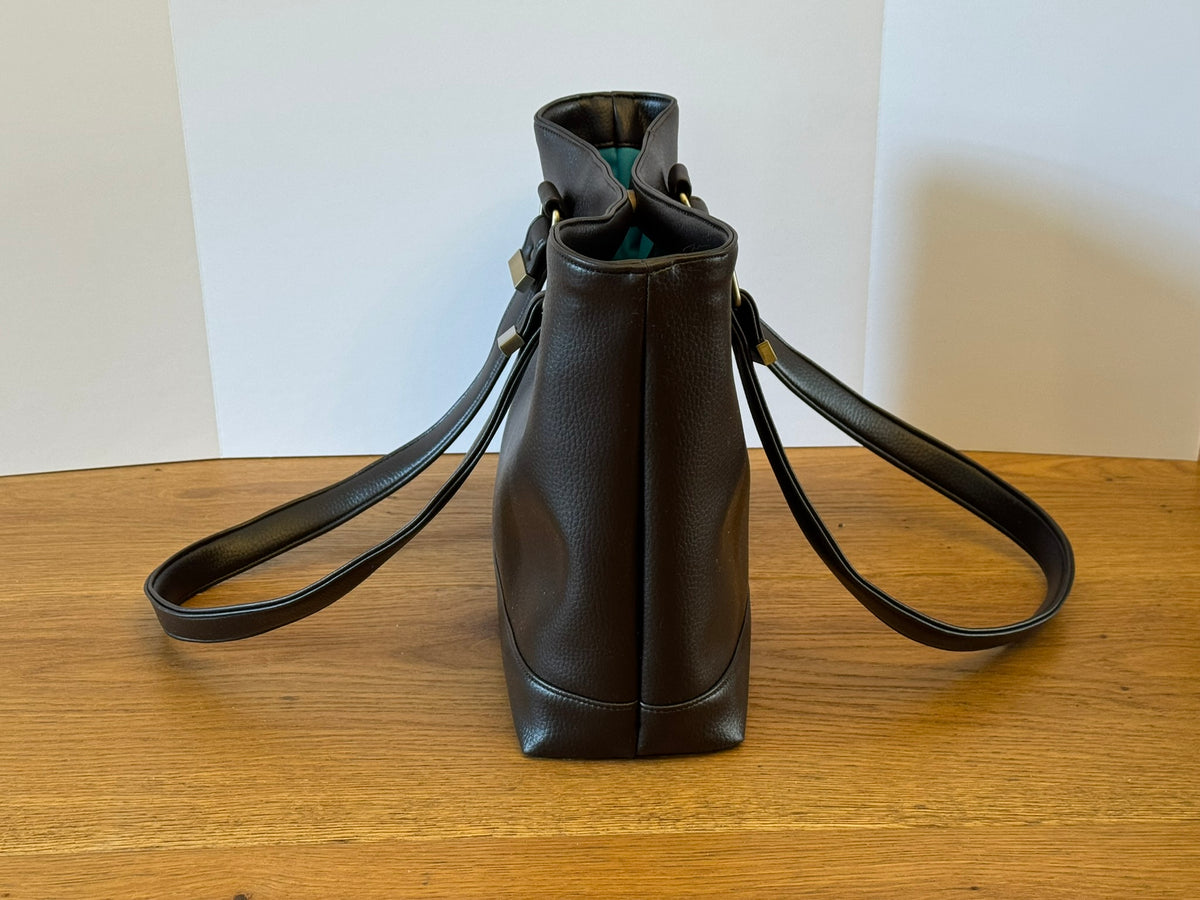 Dark Brown Tote Bag