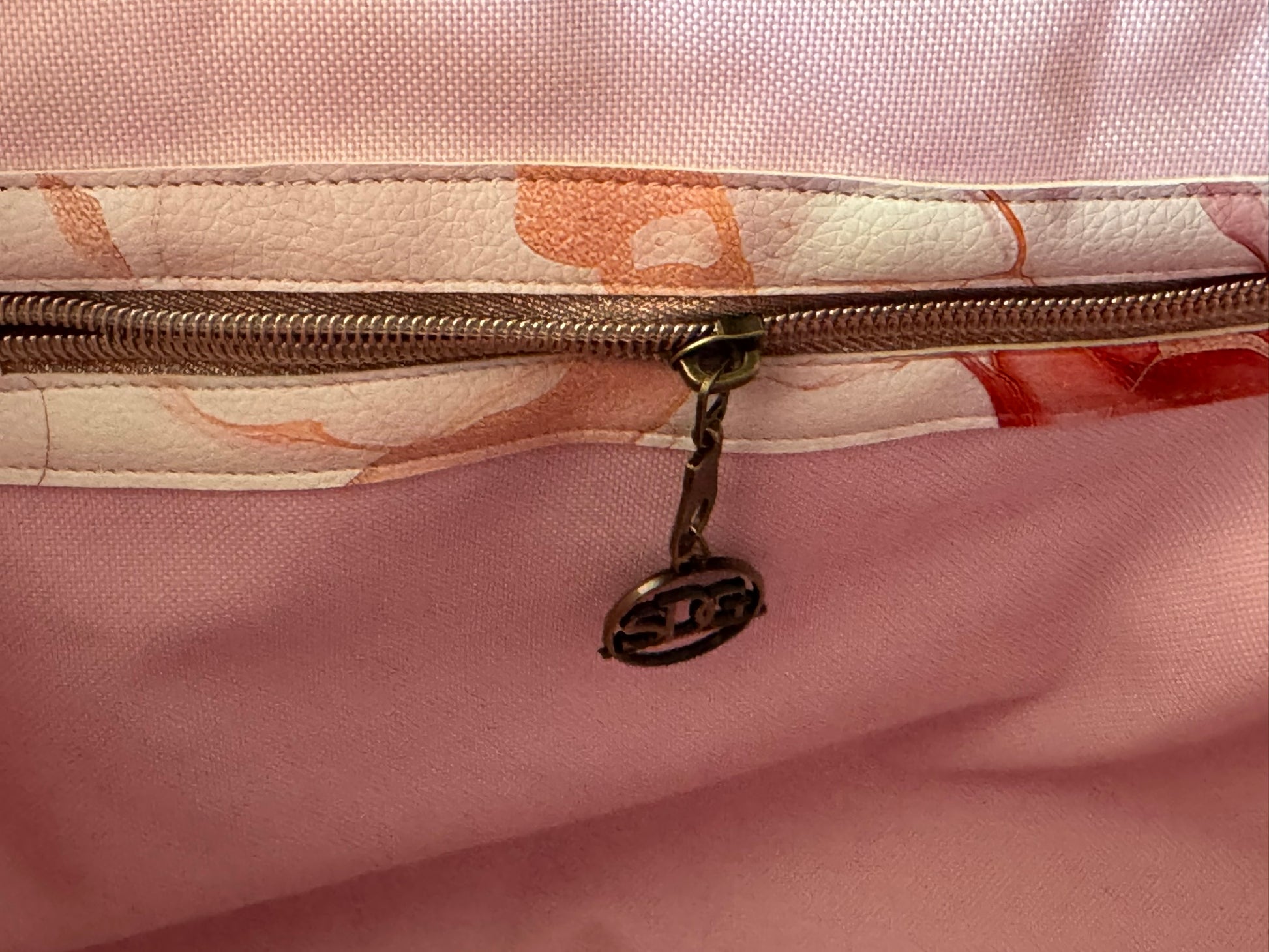 Blush Marble Tote Bag