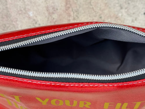 "Get Your Filthy Hands Off My Makeup Bag!" Glitter Makeup Pouch