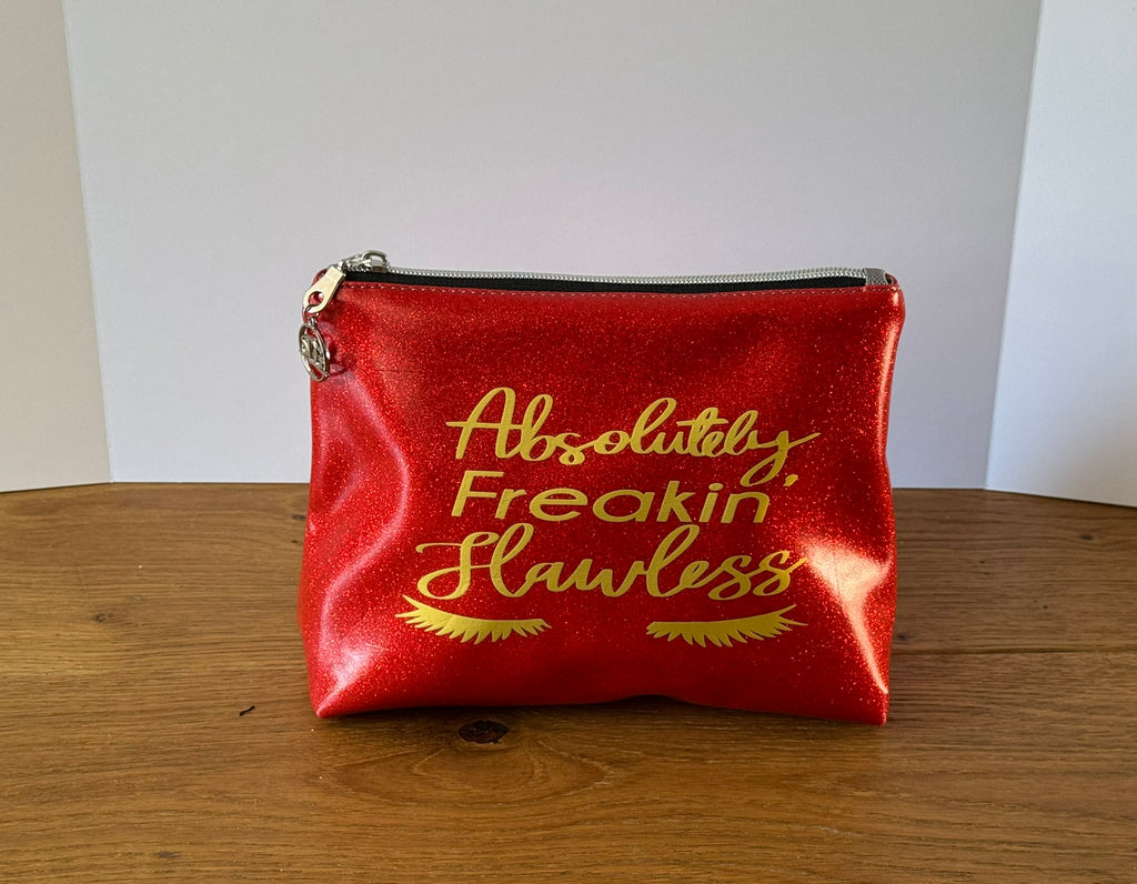 "Absolutely Freakin' Flawless" Makeup Pouch