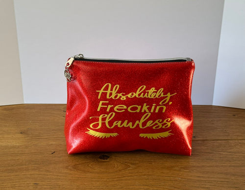 "Absolutely Freakin' Flawless" Makeup Pouch