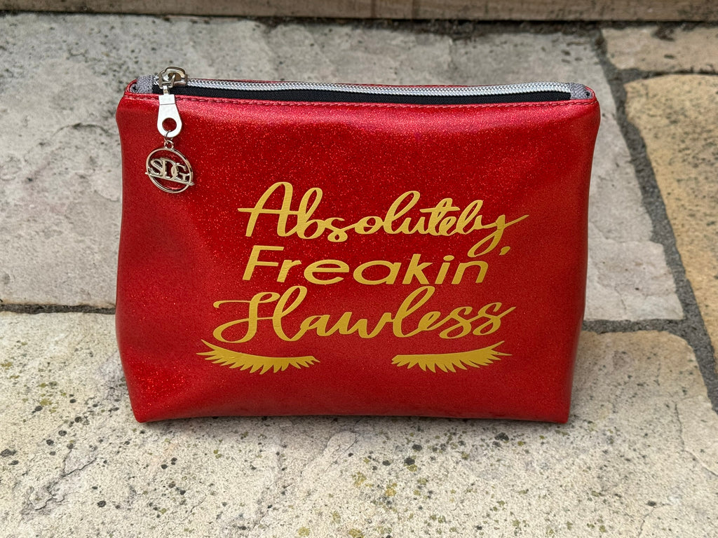 "Absolutely Freakin' Flawless" Makeup Pouch