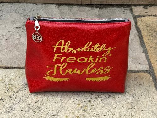 "Absolutely Freakin' Flawless" Makeup Pouch