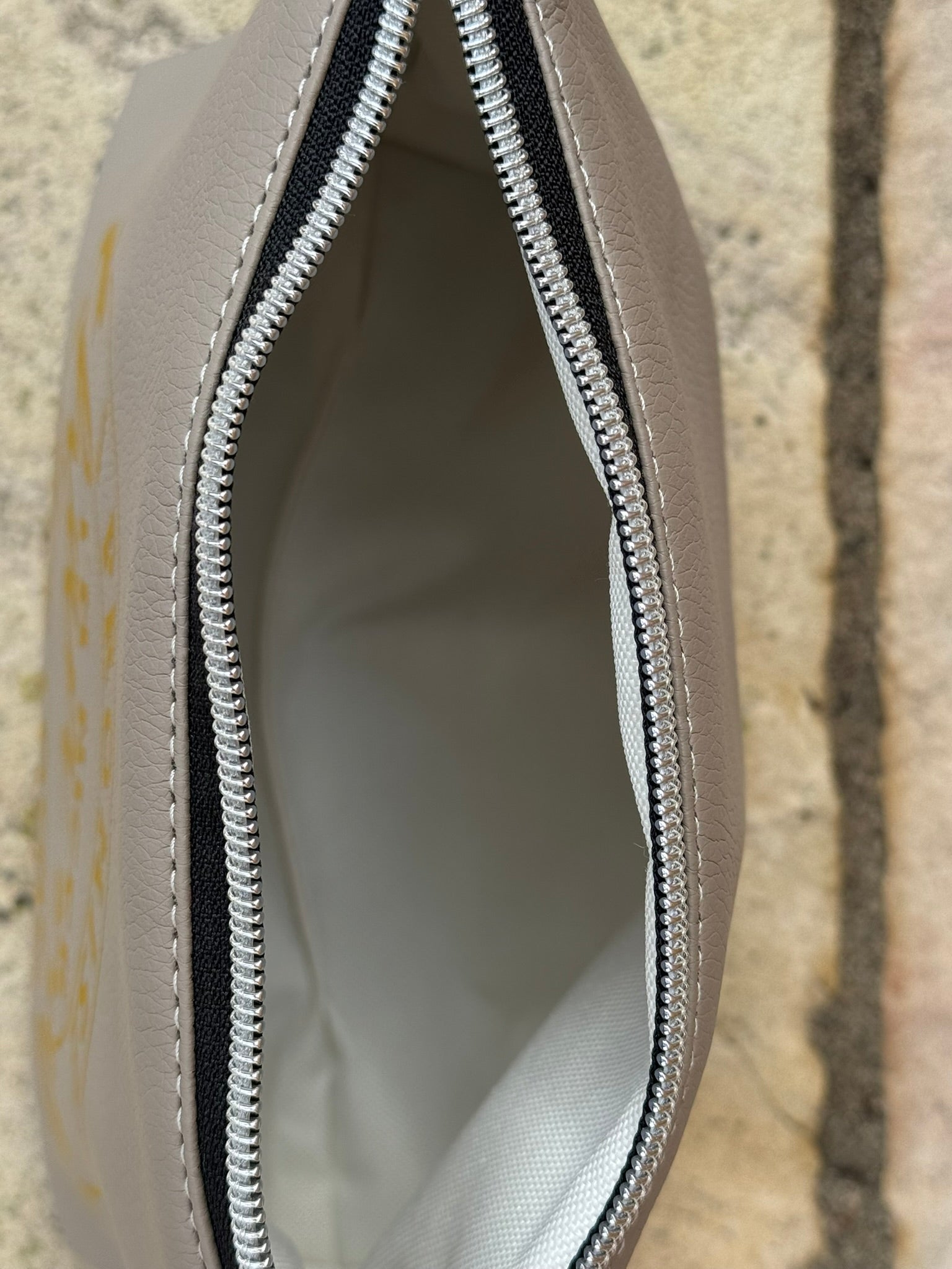 "I Promise I'm Nicer Than My Face Looks" Faux Leather Pouch