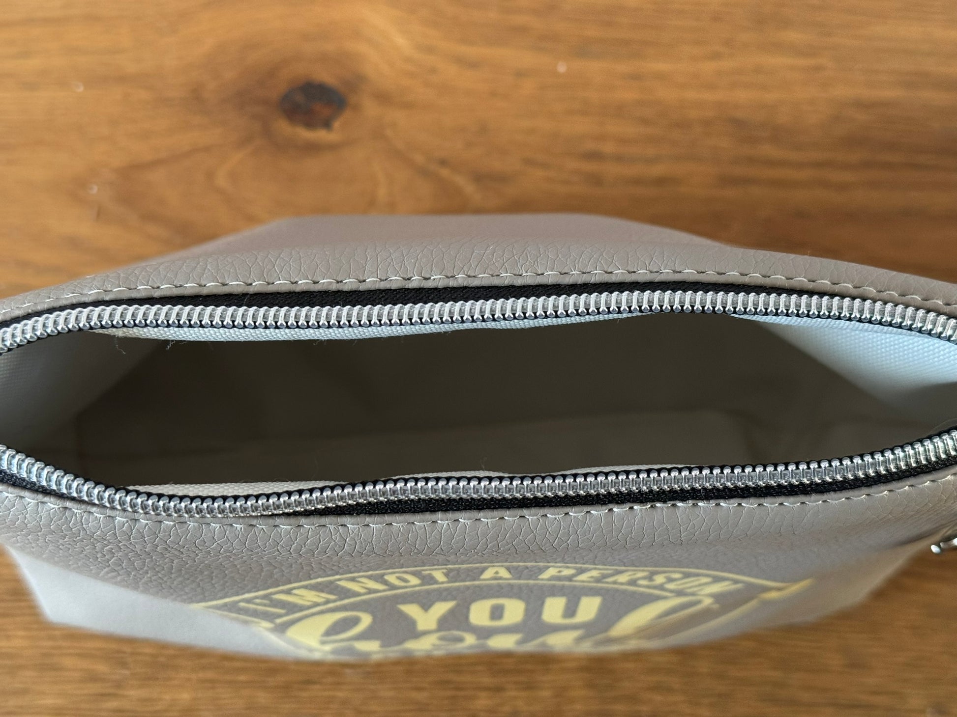 "I'm Not A Person You Should Put On Speaker Phone" Faux Leather Pouch